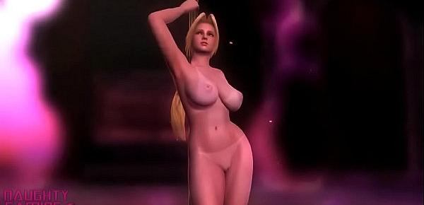  Dead Or Alive 5 Beach Paradise UNCENSORED (DOAX3 in DOA5) PART TWO